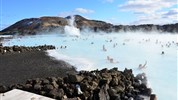 Islandský pozdrav - Ľudia vo vode-Island