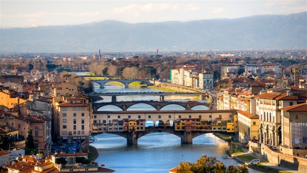Florencia - Kráľovná renesancie - Panoráma Florencie, poznávací zájazd, Taliansko
