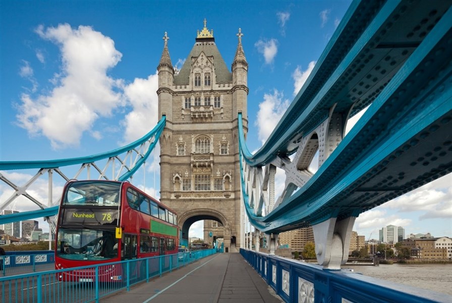Londýn a Londýnske naj - Tower Bridge
